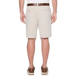 Callaway Stretch Solid Shorts With Active Waistband -Golf Club callaway stretch solid short with active waistband silver lining 02 19660.1667574553