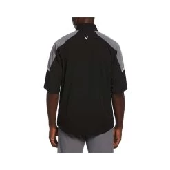 Callaway Swing Tech Blocked 1/4 Zip Windbreaker -Golf Club callaway swing tech blocked 1 4 zip windbreaker caviar 02 67605.1644508098