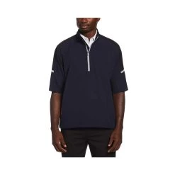 Callaway Swing Tech Blocked 1/4 Zip Windbreaker -Golf Club callaway swing tech blocked 1 4 zip windbreaker peacoat 01 24202.1644508098