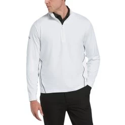 Callaway Swing Tech Premium Yarn 1/4 Zip -Golf Club callaway swing tech premium yarn 1 4 zip bright white 01 85213.1654710779
