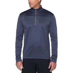 Callaway Swing Tech Waffle 1/4 Zip 10 Callaway Swing Tech Waffle 1/4 Zip -Golf Club callaway swing tech waffle 1 4 zip peacoat heather 01 70168.1659043163