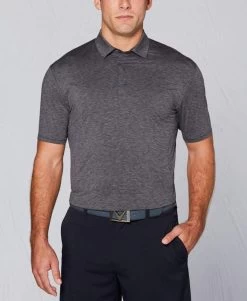 Callaway Tour Authentic Heather Striped Polo -Golf Club callaway tour authentic heather striped polo ebony heather 01 79711.1632414155