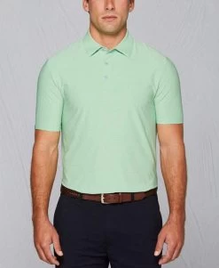 Callaway Tour Authentic Heather Striped Polo -Golf Club callaway tour authentic heather striped polo pistachio heather 01 61593.1632414115