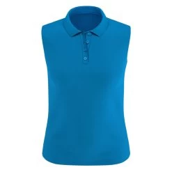 Callaway Women's Solid Knit Sleeveless Polo 15 Callaway Women's Solid Knit Sleeveless Polo -Golf Club callaway womens solid knit sleeveless polo ibiza blue 01 23567.1654787581