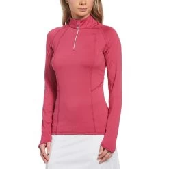 Callaway Women's Swing Tech Sun Protection 1/4 Zip -Golf Club callaway womens swing tech sun protection 1 4 zip cactus flower 01 32830.1676593604