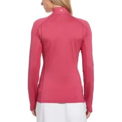 Callaway Women's Swing Tech Sun Protection 1/4 Zip -Golf Club callaway womens swing tech sun protection 1 4 zip cactus flower 02 23531.1676589100