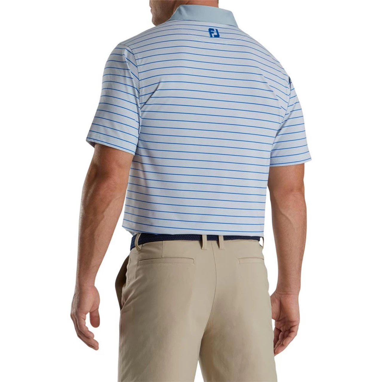 FootJoy Accented Stripe Lisle Self Collar Polo 4 FootJoy Accented Stripe Lisle Self Collar Polo - Image 2