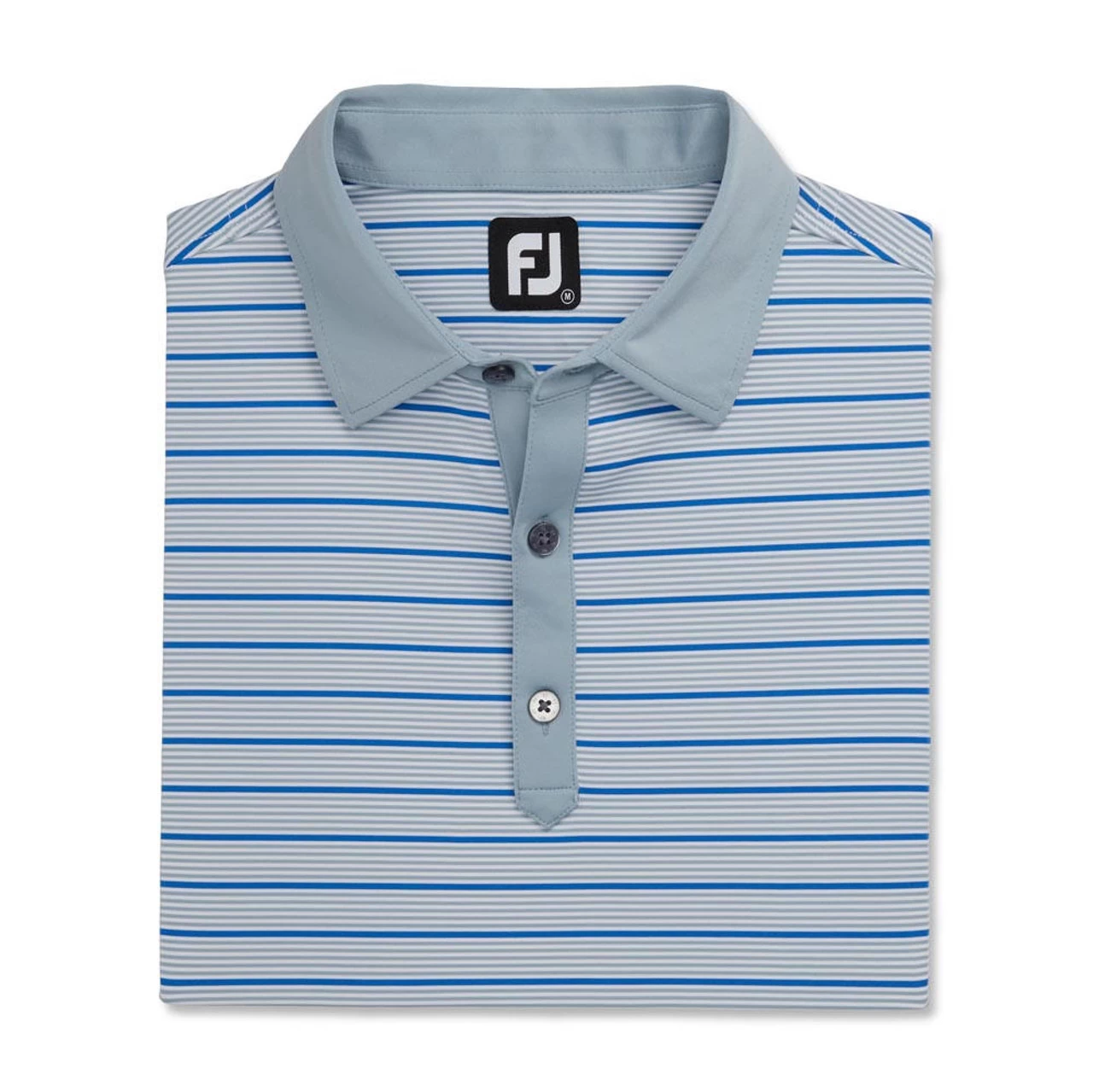 FootJoy Accented Stripe Lisle Self Collar Polo 6 FootJoy Accented Stripe Lisle Self Collar Polo - Image 4