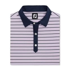 FootJoy Accented Stripe Lisle Self Collar Polo 21 FootJoy Accented Stripe Lisle Self Collar Polo -Golf Club footjoy accented stripe lisle self collar polo lavender white navy 04 36010.1673899377