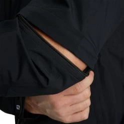 FootJoy FJ HydroLite Rain Jacket Zip-Off Sleeves -Golf Club footjoy fj hydrolite rain jacket zip off sleeves black 04 10133.1632931061