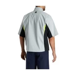 FootJoy FJ Hydrolite Short Sleeve Rain Shirt -Golf Club footjoy fj hydrolite short sleeve rain shirt black silver lime 03 84382.1676494362