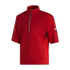FootJoy FJ Hydrolite Short Sleeve Rain Shirt -Golf Club footjoy fj hydrolite short sleeve rain shirt red 01 46240.1676494360