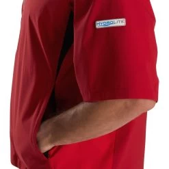 FootJoy FJ Hydrolite Short Sleeve Rain Shirt -Golf Club footjoy fj hydrolite short sleeve rain shirt red 04 44479.1676494361