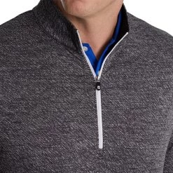 FootJoy Jacquard Texture Midlayer -Golf Club footjoy jacquard texture midlayer black 03 91710.1673904962
