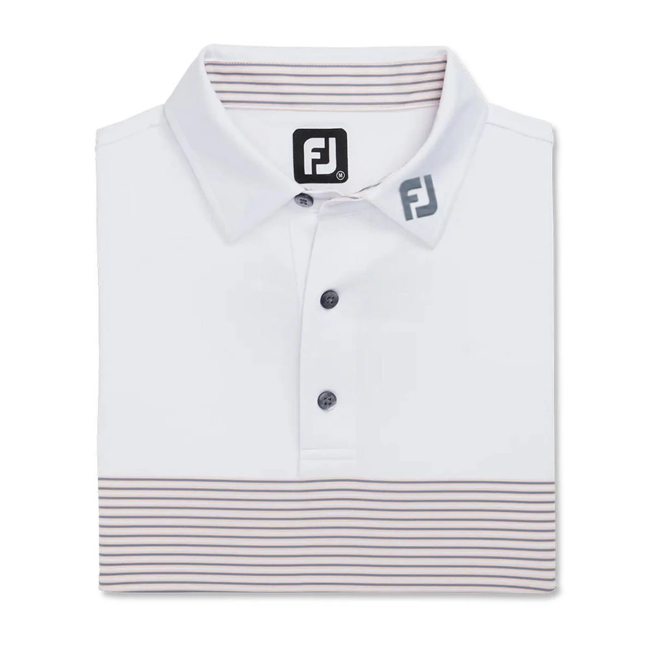 FootJoy Lisle Color Block Self Collar Polo - FJ Logo - Image 4