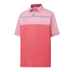 FootJoy Lisle Engineered Pinstripe Self Collar Polo