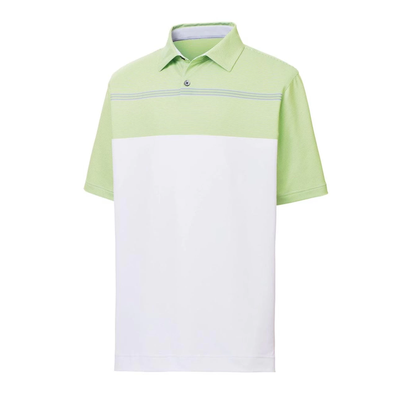 FootJoy Lisle Engineered Pinstripe Self Collar Polo 5 FootJoy Lisle Engineered Pinstripe Self Collar Polo - Image 3