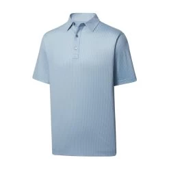 FootJoy Lisle ZigZag Print Self Collar Polo