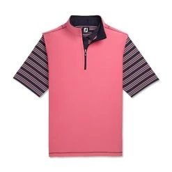 FootJoy Quarter-Zip Brushed Back Vest -Golf Club footjoy quarter zip brushed back vest watermelon 04 89396.1673904440