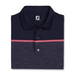 FootJoy Spacedye Block Lisle Self Collar Polo 9 FootJoy Spacedye Block Lisle Self Collar Polo -Golf Club footjoy spacedye block lisle self collar polo navy 04 45410.1673901316