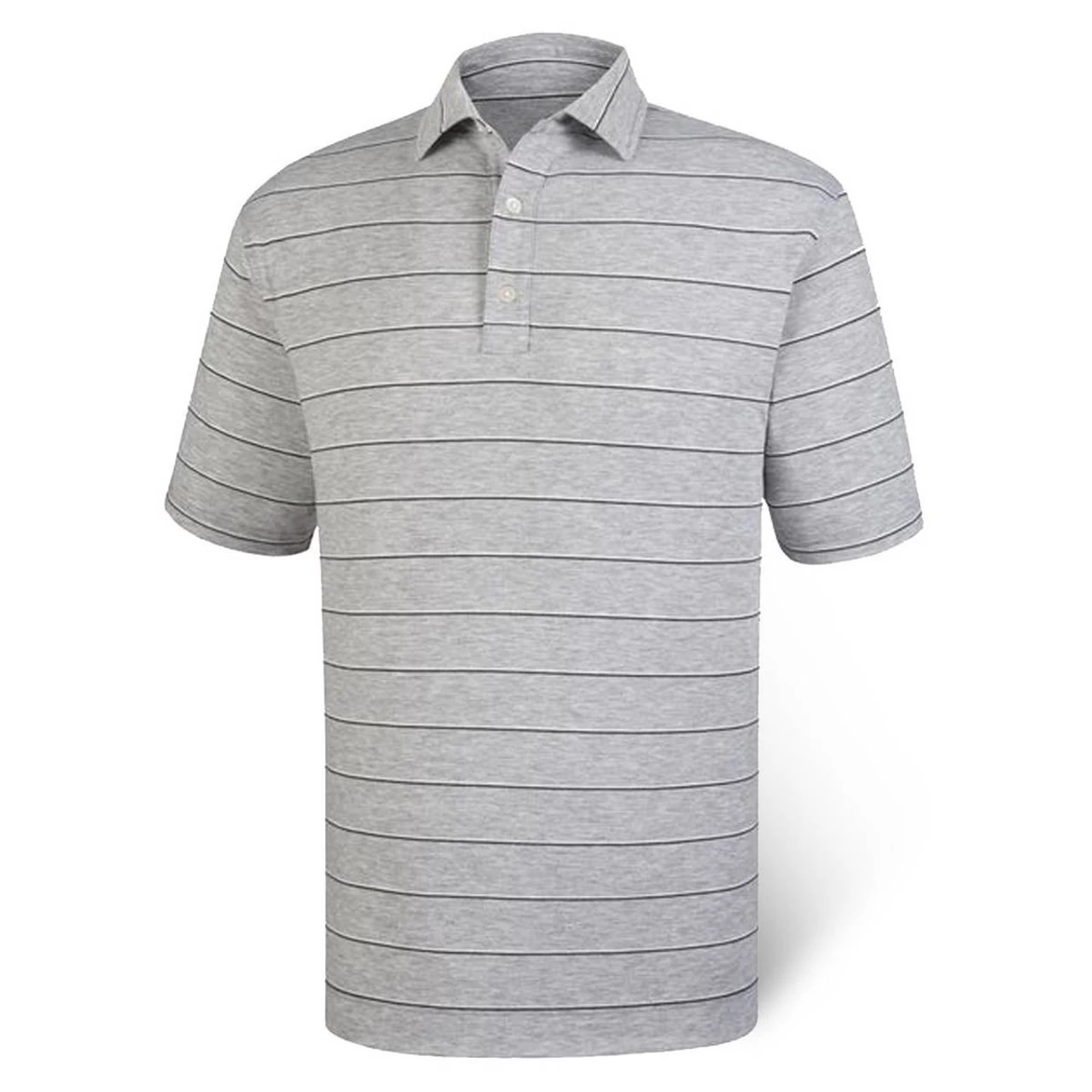 FootJoy Spun Poly Stripe Polo - Self Collar - Closeout 3 FootJoy Spun Poly Stripe Polo - Self Collar - Closeout