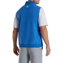 FootJoy Stretch Woven Vest With Knit Accents -Golf Club footjoy stetch woven vest with knit accents royal 02 44691.1673903579