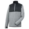 FootJoy Sweater Fleece Pullover -Golf Club footjoy sweater fleece pullover heather grey black 01 53387.1632772744
