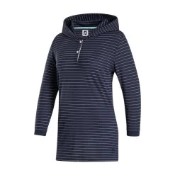 FootJoy Women's 3/4 Sleeve Pinstripe Hoodie
