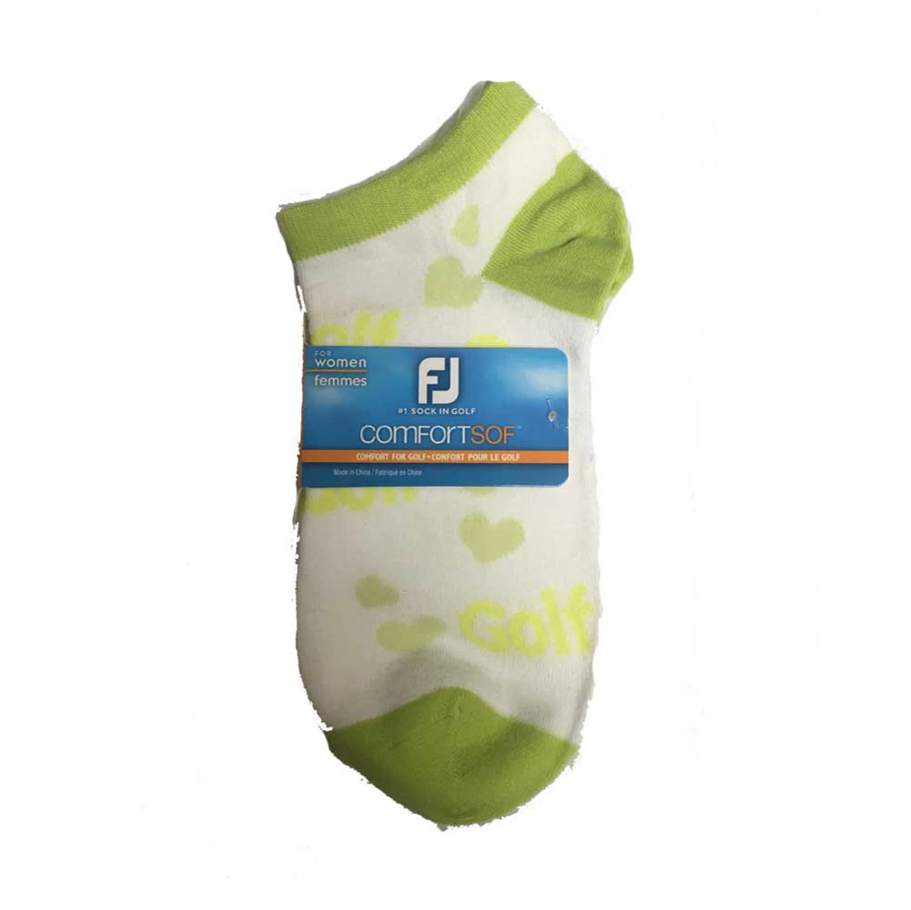 FootJoy Women's ComfortSof Low Cut Heart Print Fashion Sock 4 FootJoy Women's ComfortSof Low Cut Heart Print Fashion Sock - Image 2