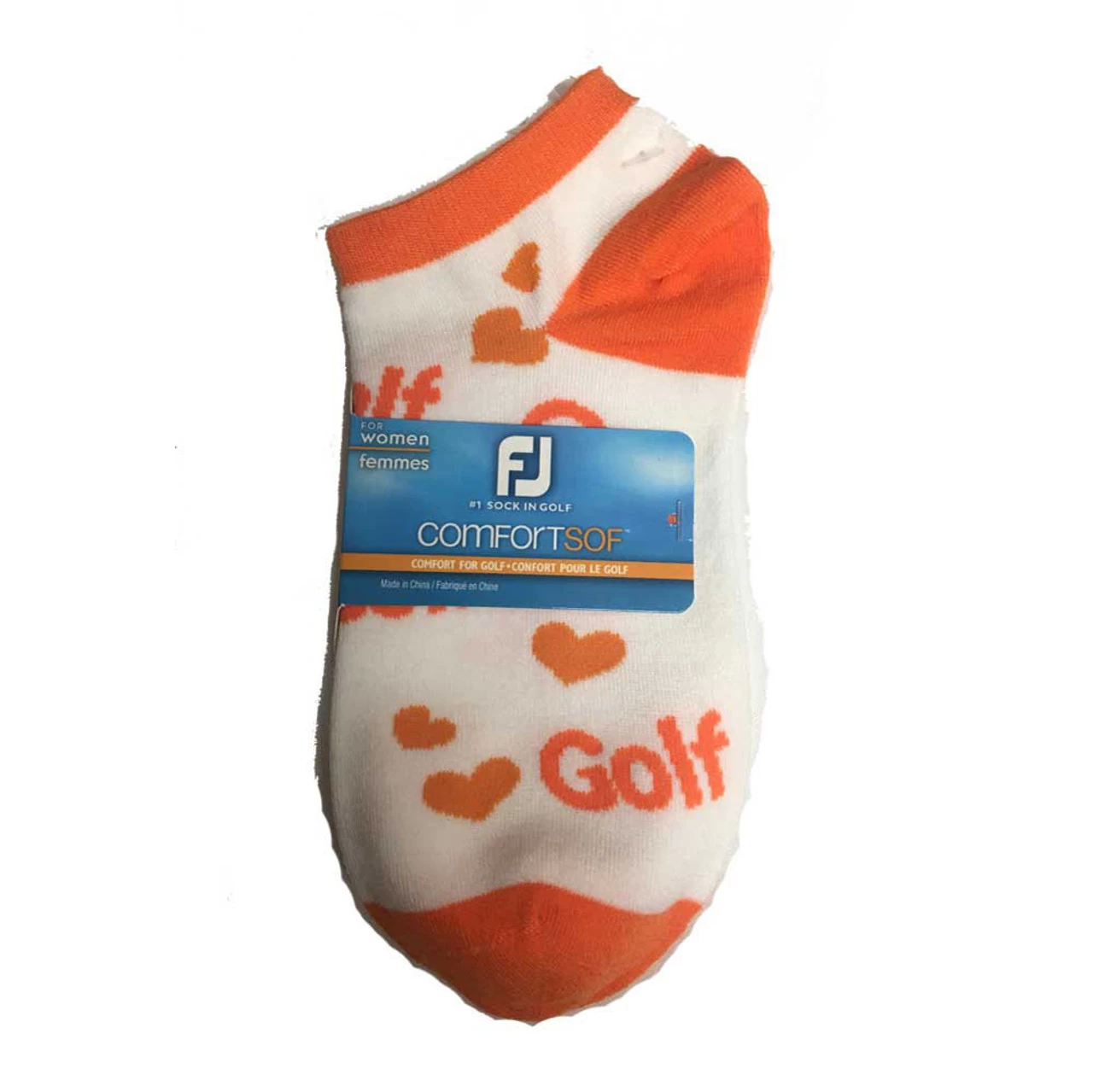 FootJoy Women's ComfortSof Low Cut Heart Print Fashion Sock 5 FootJoy Women's ComfortSof Low Cut Heart Print Fashion Sock - Image 3