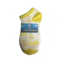 FootJoy Women's ComfortSof Low Cut Heart Print Fashion Sock 13 FootJoy Women's ComfortSof Low Cut Heart Print Fashion Sock -Golf Club footjoy womens comfortsof low cut heart print fashion sock white yellow 01 47277.1671656279