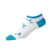 FootJoy Women's ComfortSof Low Cut Martini Print Fashion Sock -Golf Club footjoy womens comfortsof low cut martini print fashion sock white light blue 01 91733.1671653579