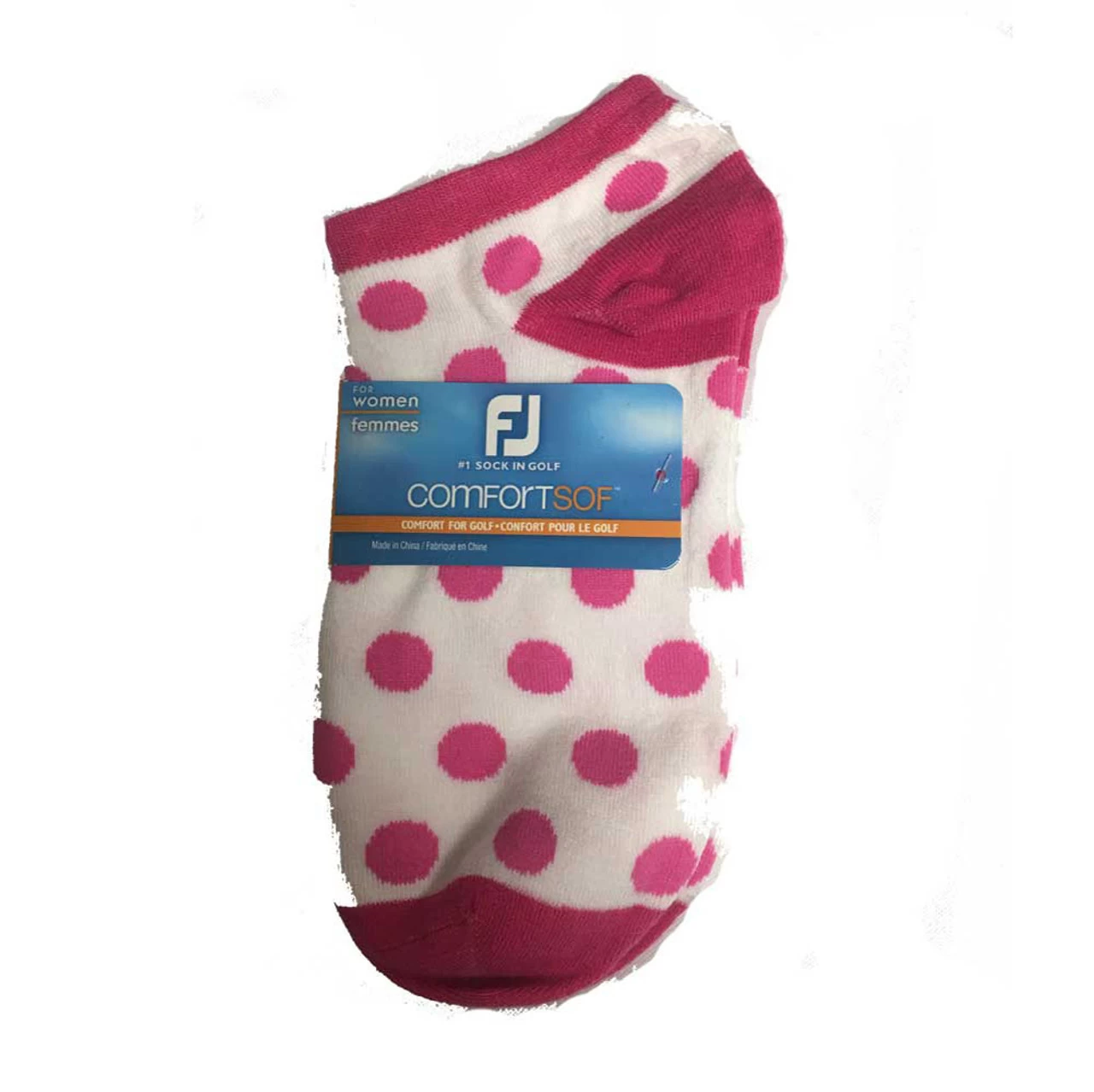 FootJoy Women's ComfortSof Low Cut Polka Dot Print Fashion Sock 6 FootJoy Women's ComfortSof Low Cut Polka Dot Print Fashion Sock - Image 4