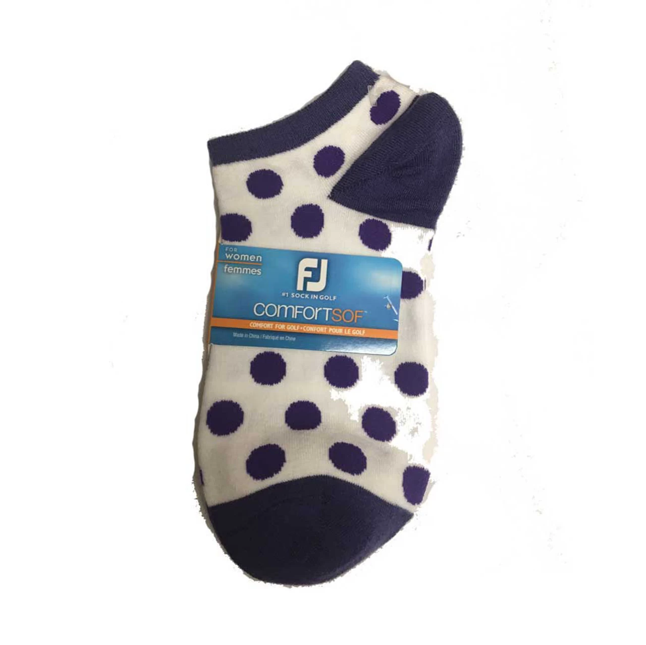 FootJoy Women's ComfortSof Low Cut Polka Dot Print Fashion Sock 7 FootJoy Women's ComfortSof Low Cut Polka Dot Print Fashion Sock - Image 5