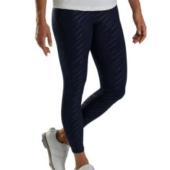 FootJoy Women's Embossed Legging -Golf Club footjoy womens embossed legging navy 02 73533.1678206779