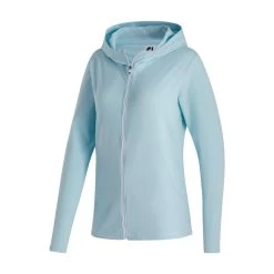 FootJoy Women's Full-Zip Hoodie -Golf Club footjoy womens full zip hoodie sky heather 01 18040.1676590956