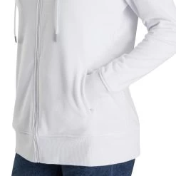 FootJoy Women's Full-Zip Hoodie - Prior Generation -Golf Club footjoy womens full zip hoodie white 04 33102.1633109708