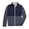 FootJoy Women's Full-Zip Space Dye Mid-Layer -Golf Club footjoy womens full zip space dye mid layer navy 01 77841.1676588848