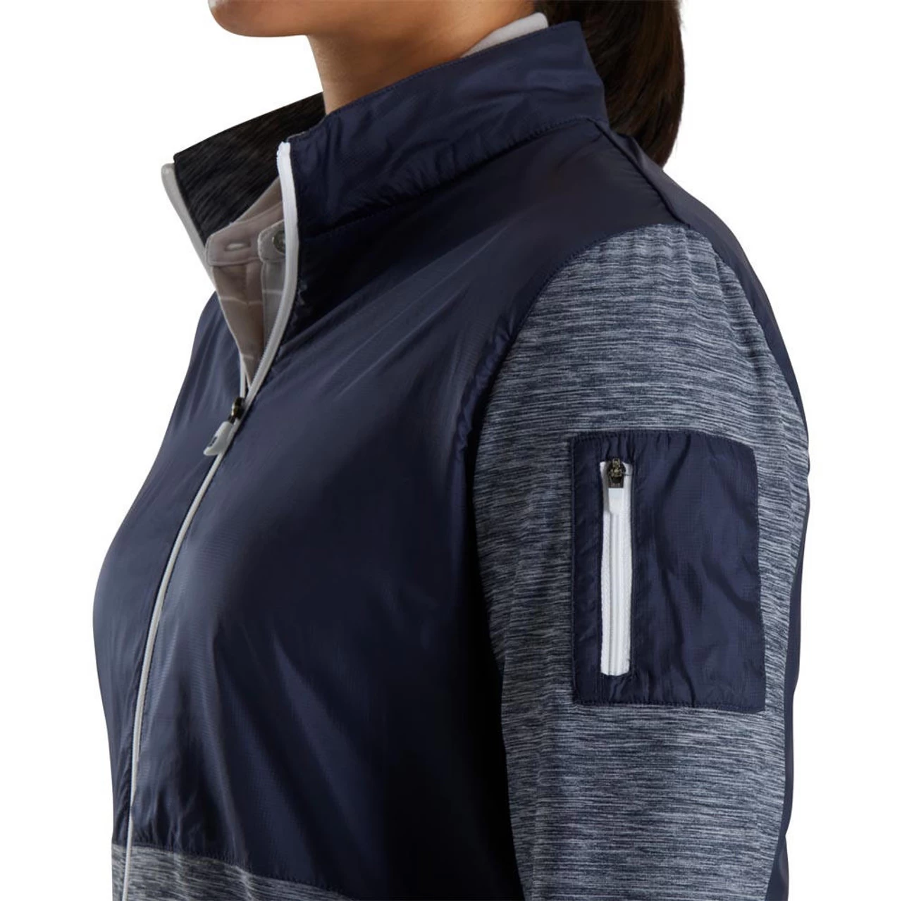 FootJoy Women's Full-Zip Space Dye Mid-Layer 10 FootJoy Women's Full-Zip Space Dye Mid-Layer - Image 8