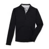 FootJoy Women's Half-Zip Tonal Stripe Mid-Layer -Golf Club footjoy womens half zip tonal stripe mid layer black 01 89548.1676590122