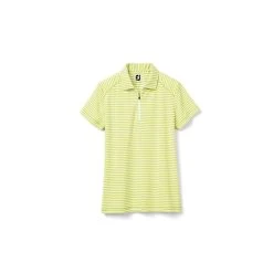 FootJoy Women's Heather Stripe Polo 27 FootJoy Women's Heather Stripe Polo -Golf Club footjoy womens heather stripe polo citrus 01 60568.1631901194