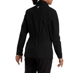 FootJoy Women's HydroLite Rain Jacket -Golf Club footjoy womens hydrolite rain jacket black 03 14769.1673899460