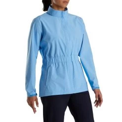 FootJoy Women's HydroLite Rain Jacket -Golf Club footjoy womens hydrolite rain jacket blue 02 19690.1673901624