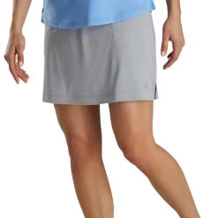 FootJoy Women's Knit Skort -Golf Club footjoy womens knit skort heather grey 02 23655.1673900192