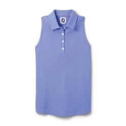 FootJoy Women's Ribbed Sleeveless Polo -Golf Club footjoy womens ribbed sleeveless polo violet 01 59834.1676591555