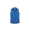 FootJoy Women's Sleeveless Pinstripe Polo -Golf Club footjoy womens sleeveless pinstripe polo cobalt 01 09378.1633122943