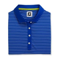 FootJoy Women's Sleeveless Pinstripe Polo -Golf Club footjoy womens sleeveless pinstripe polo cobalt 05 60469.1633122943