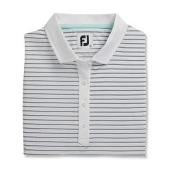 FootJoy Women's Sleeveless Pinstripe Polo -Golf Club footjoy womens sleeveless pinstripe polo white 05 60858.1633122943