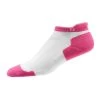 FootJoy Women's TechSof Tour Roll-Tab Sock -Golf Club footjoy womens techsof tour roll tab sock white pink 01 80345.1633033104