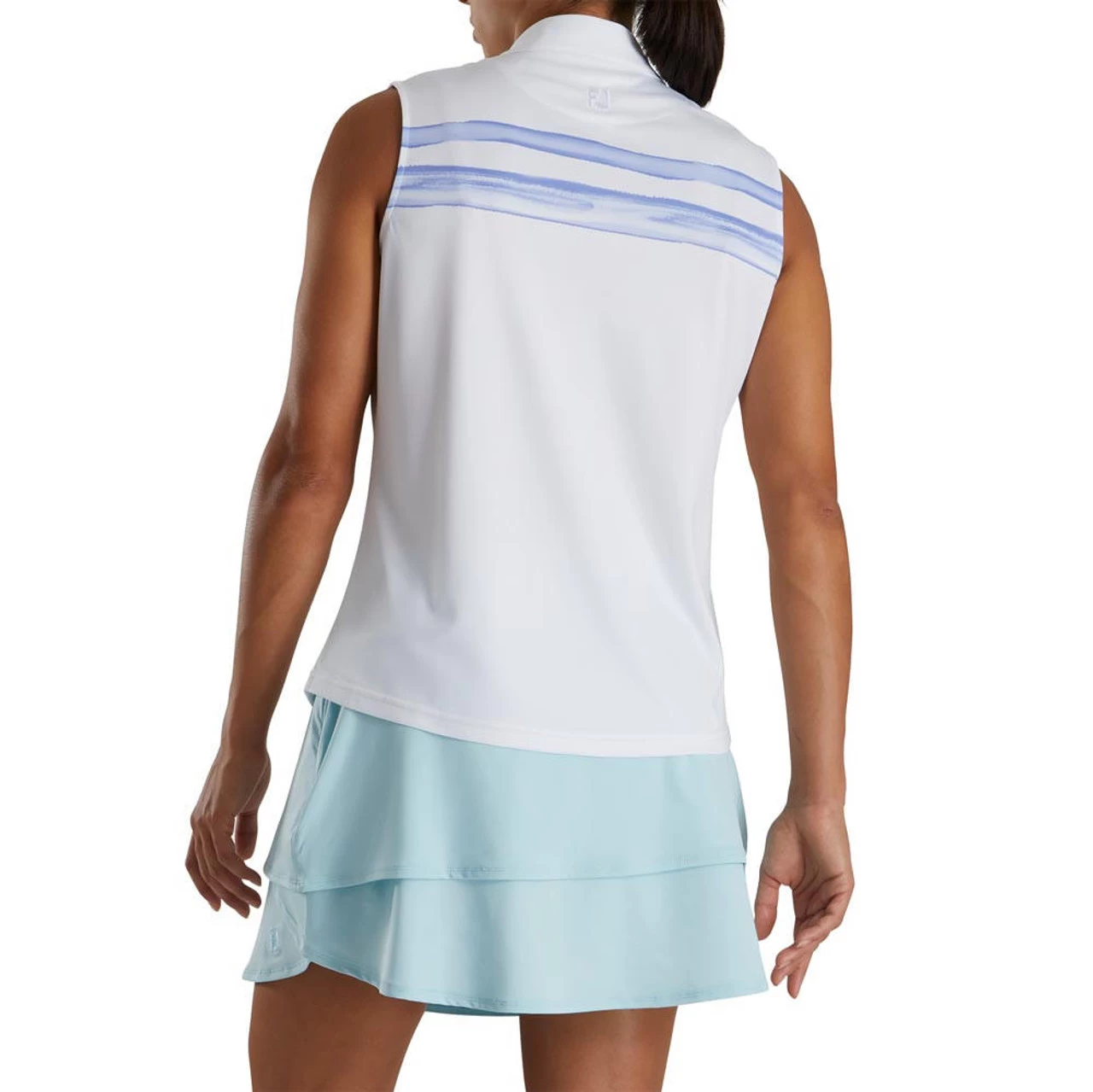 FootJoy Women's Watercolor Block Sleeveless Polo 16 FootJoy Women's Watercolor Block Sleeveless Polo - Image 14